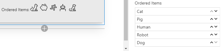 PropertyfieldOrder reordering